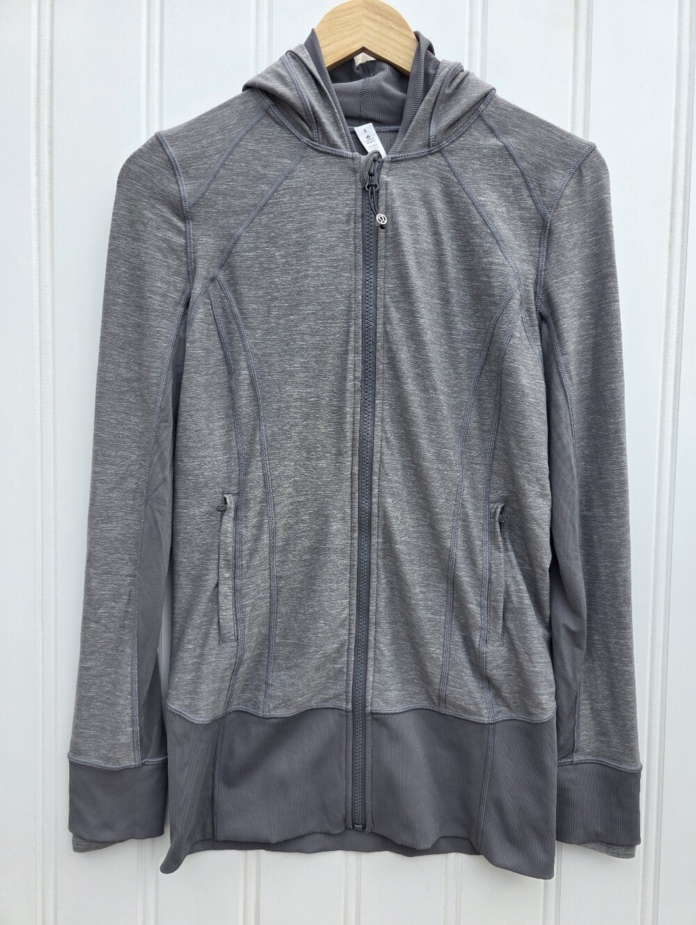 Lululemon Daily Practice Jacket Heathered Slate Size 8